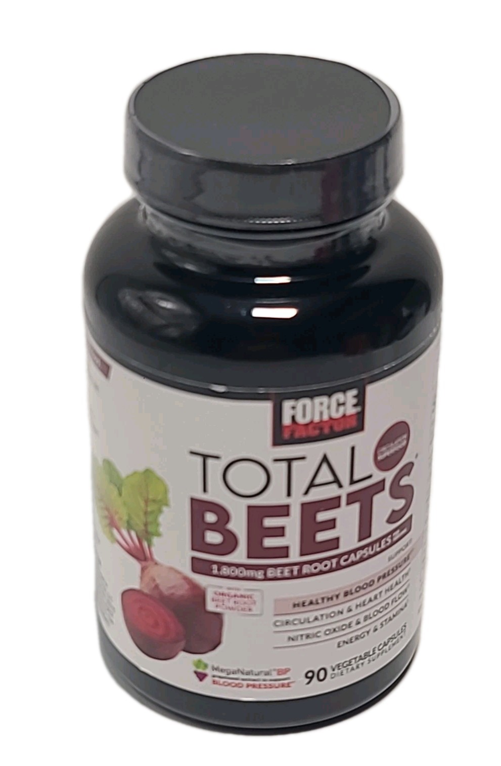 Force Factor TOTAL BEETS Blood Pressure Support• 90 CAPSULES ( Pack of 1 ) 04/29
