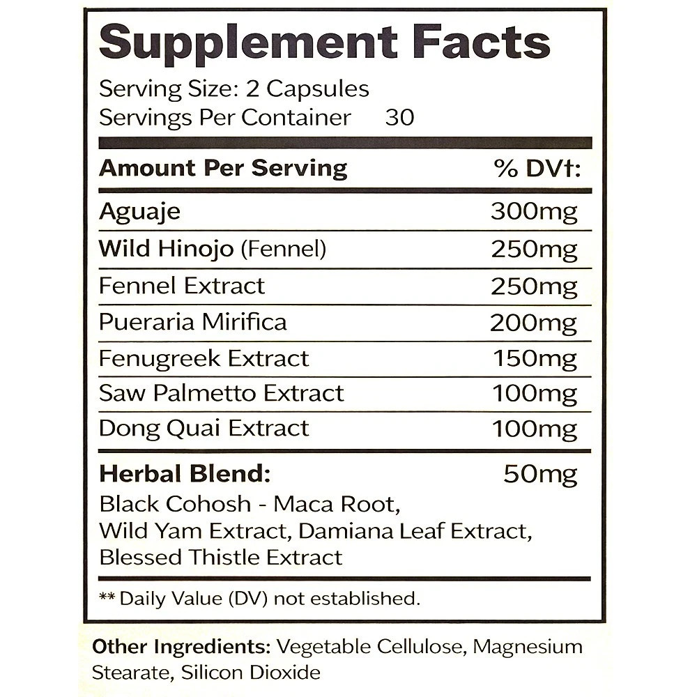 ( 3 Pack ) BUST Booster Breast Enhancement Male Female Estogen Support Capsules