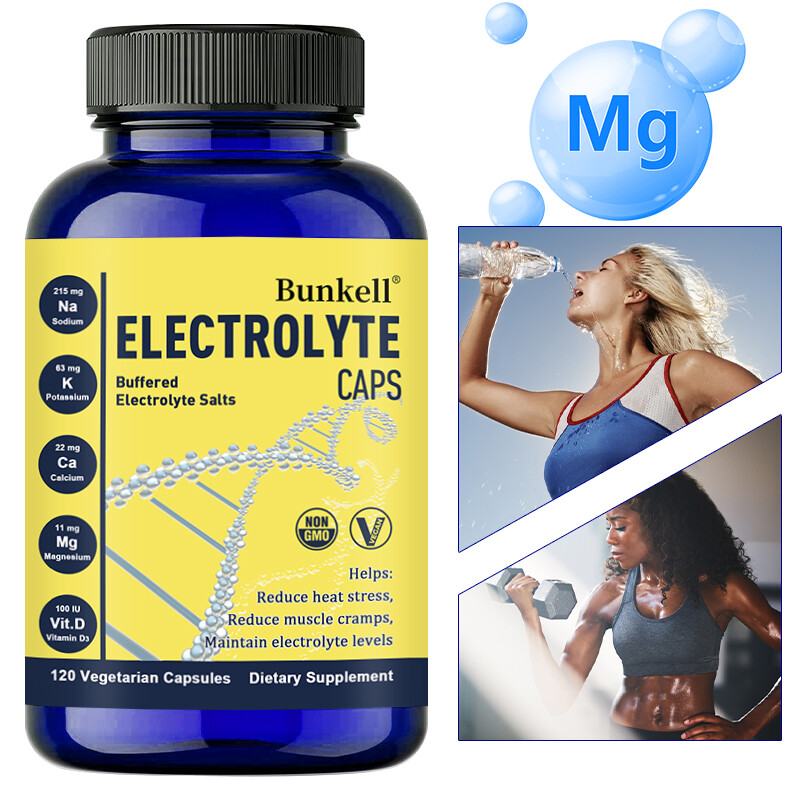 Electrolyte Caps | Vegetarian | Non-GMO, and Gluten Free Hydration Supplement
