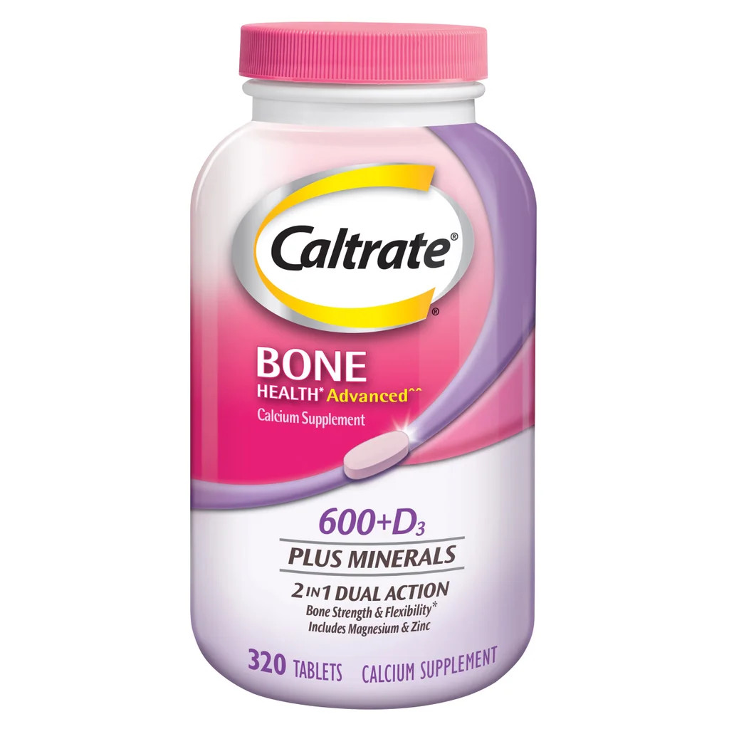 Caltrate Calcium 600+D3 Plus Minerals 320 Tablets Exp 06/27