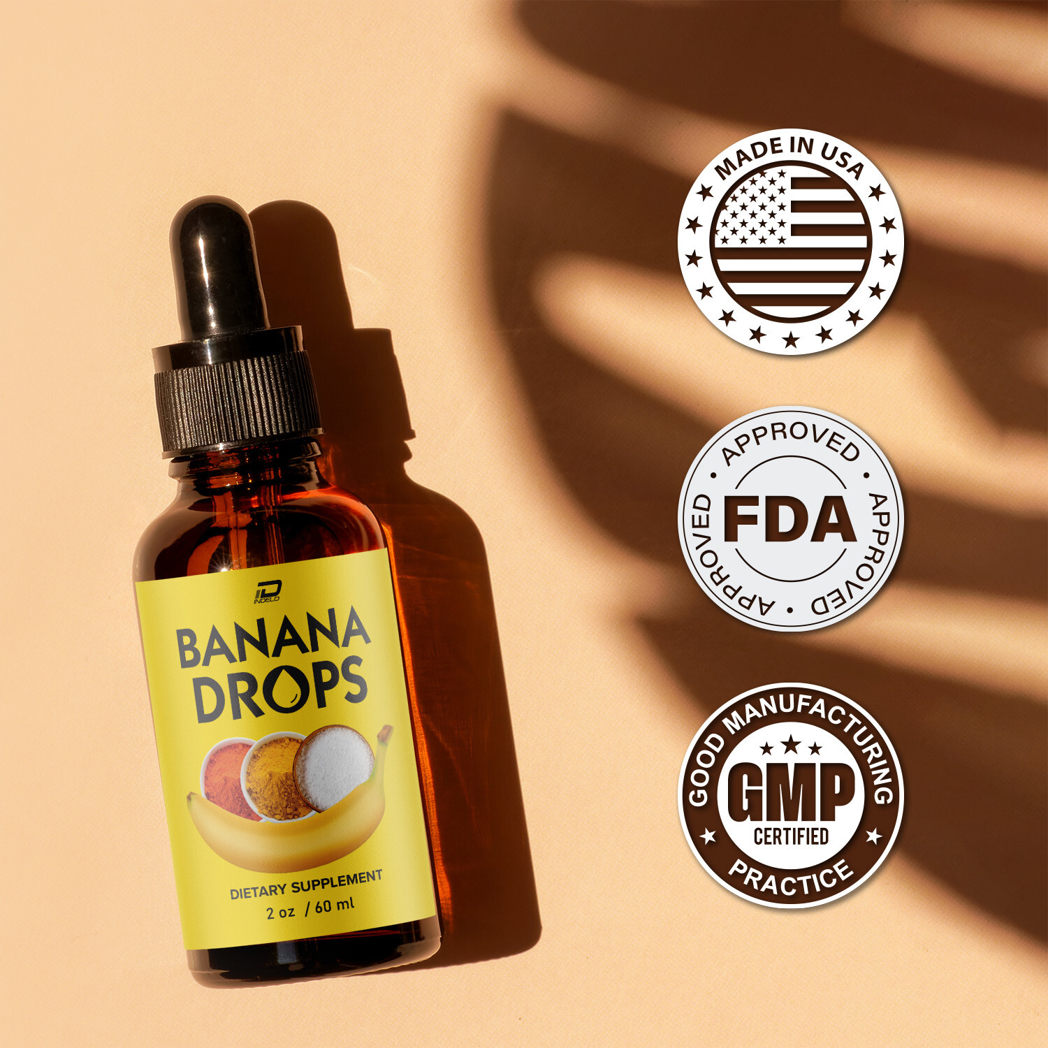 Banana Drops for Weight Loss Liquid Supplement, Banana Drops Official (1 Pack)