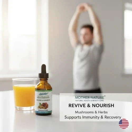 Revive & Nourish Mushrooms Herbs Blend Liquid Extract Maitake 1, 2 & 3 Packs