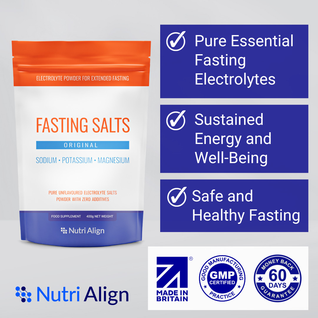 Fasting Salts: Pure Electrolyte Powder (400g) with Sodium, Potassium, Magnesium