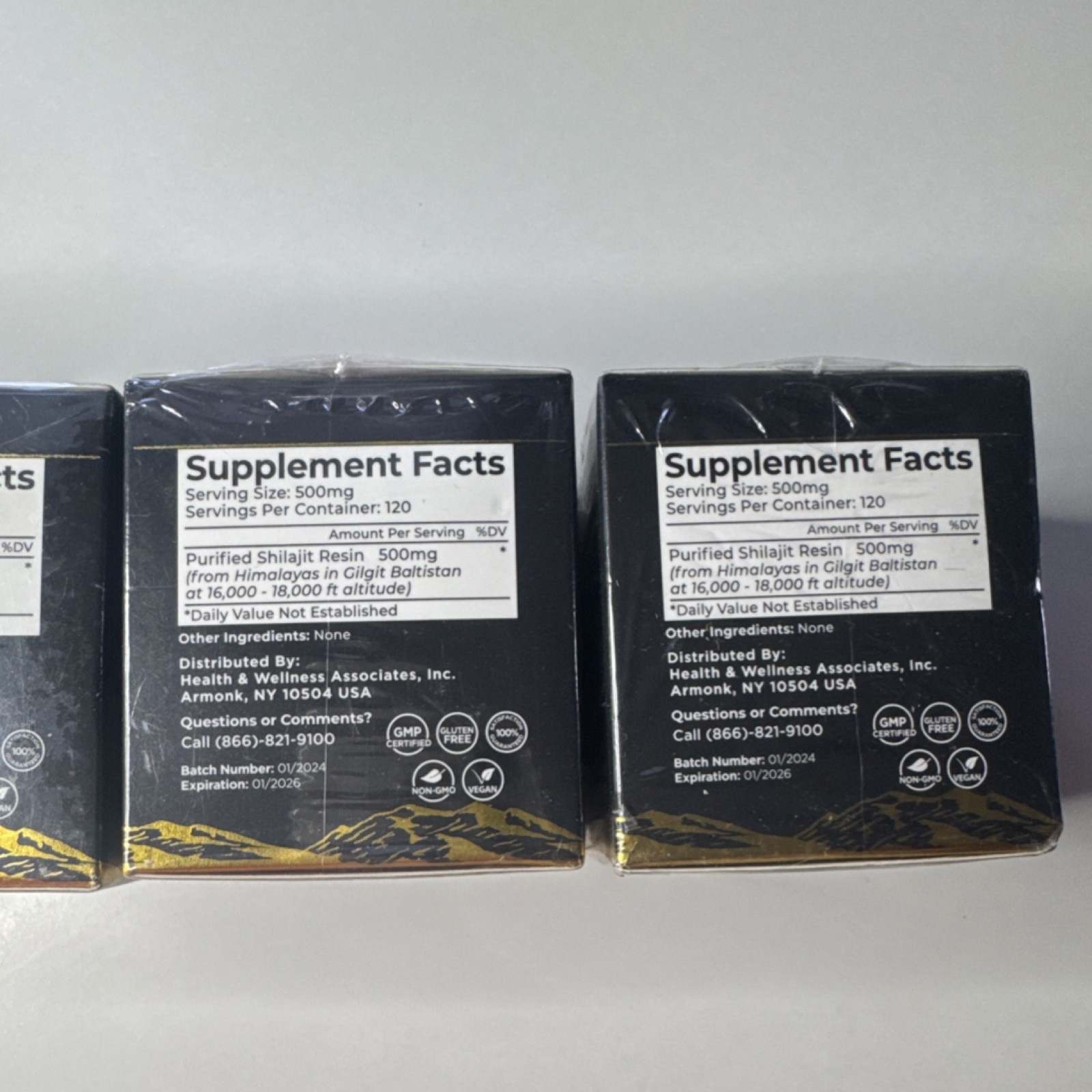 4Wellness LabsRX Shilajit Resin 60g 40% Fulvic Acid GMP Certified Non-GMO Vegan