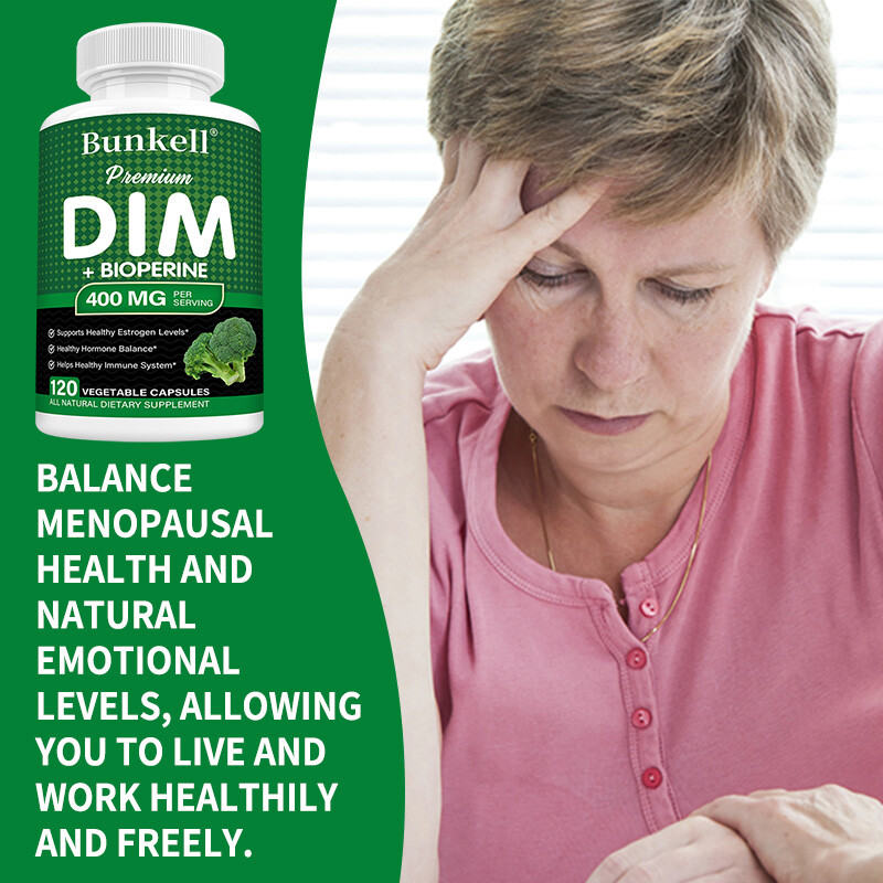 Diindolylmethane DIM 400mg Estrogen Blocker 30/60/120 Vegan Capsules