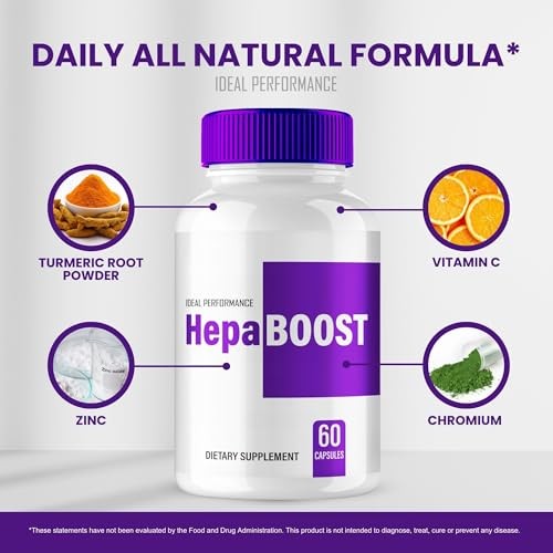 Hepa Boost General Wellness Supplement – 300 Capsules (5 Pack)