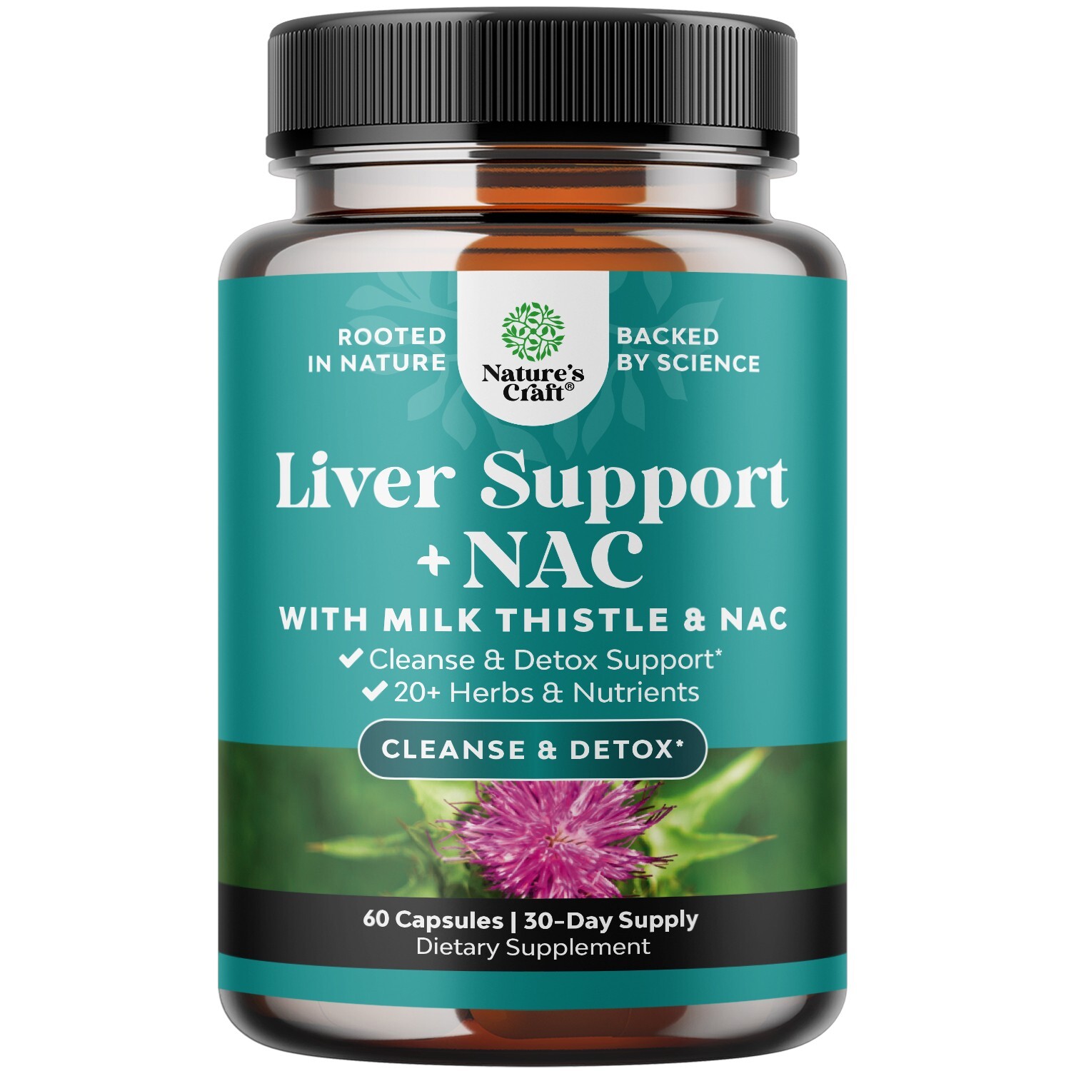 Liver Support Supplement with NAC – Herbal Liver Supplement with NAC