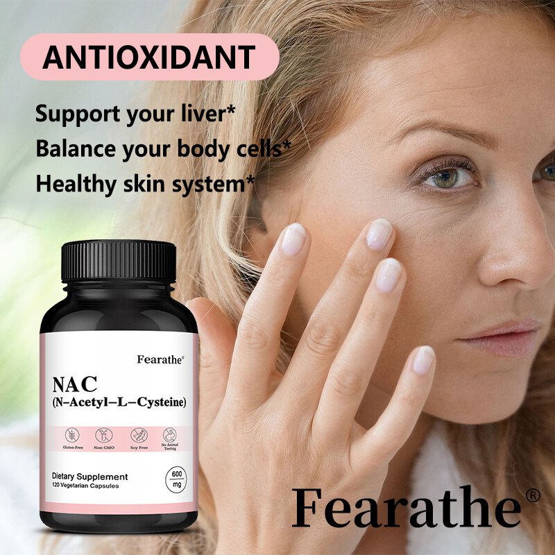 N-Acetyl L-Cysteine (NAC) 600mg | 30/60/120 Capsules Max Strength Veg Caps