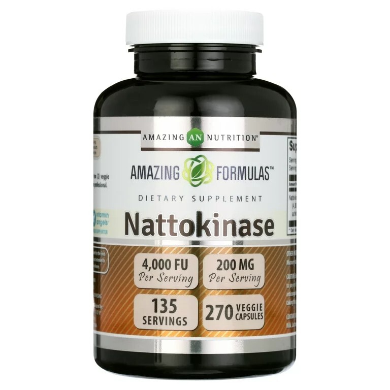 Amazing Nutrition Amazing Formulas Nattokinase 200mg 90 Capsules – EXP 05/2026