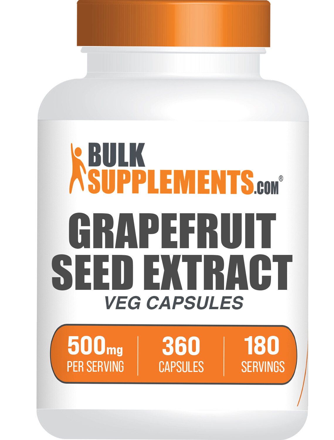 BulkSupplements Grapefruit Seed Extract 360 Capsules – 500mg Per Serving