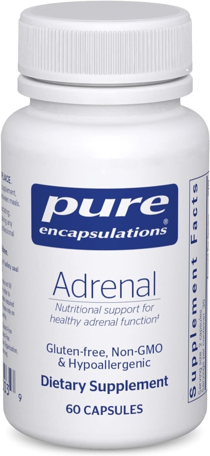 Pure Encapsulations Adrenal | Supplement to Support Healthy Cortisol Levels 60ct