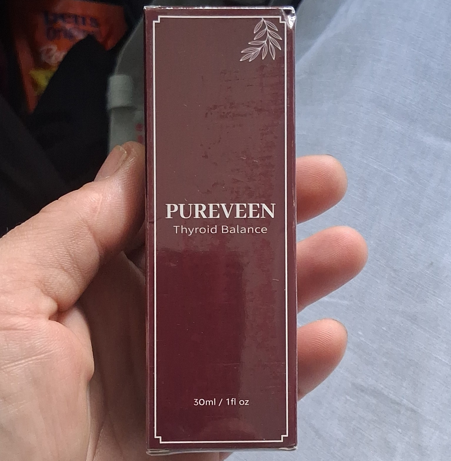PUREVEEN Thyroid Support Liquid Supplement Milk Extract + Zinc 30ml (1 fl oz)