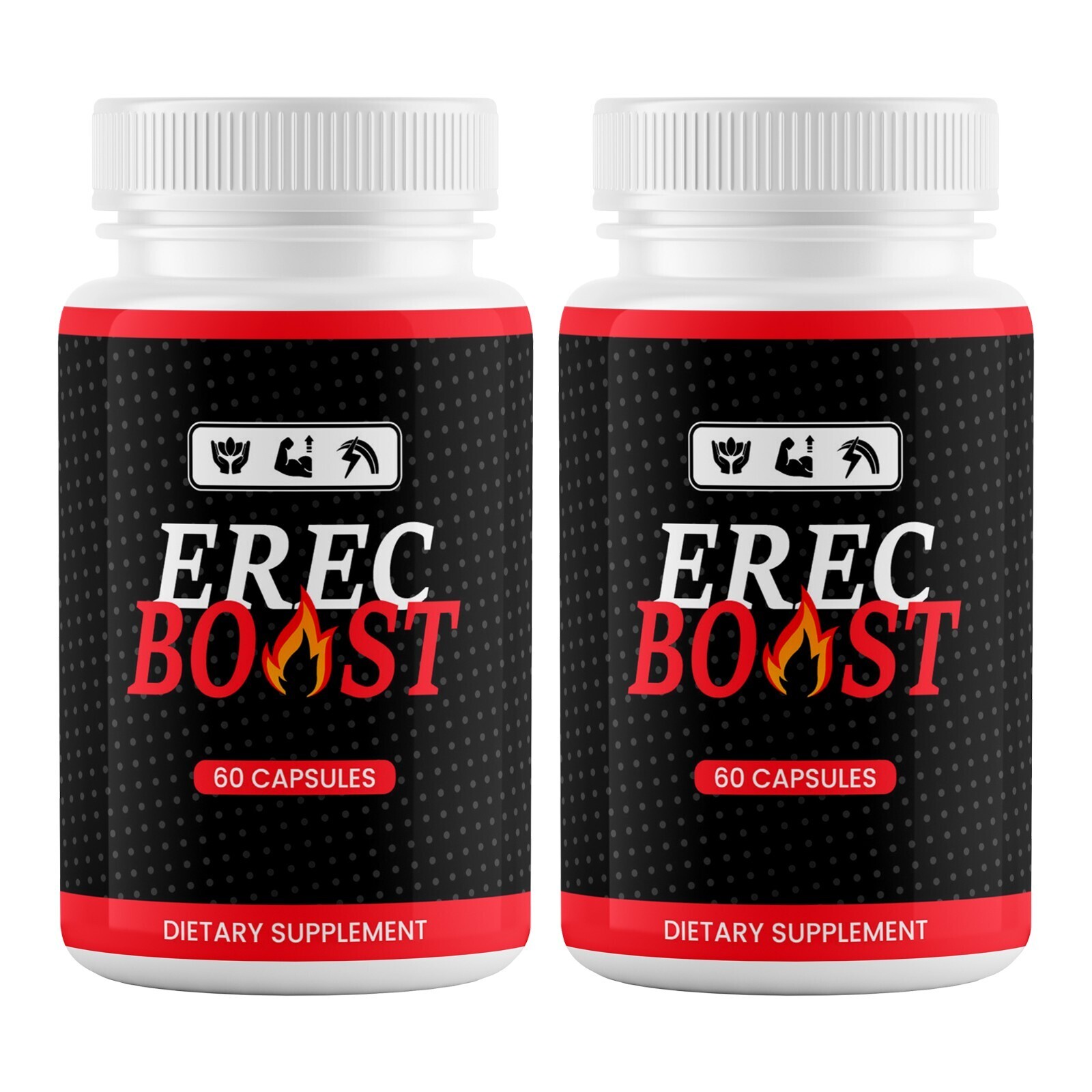 (2 Pack) Erec Boost Pills for men ED Maximize Energy Vitality & Stamina 60ct