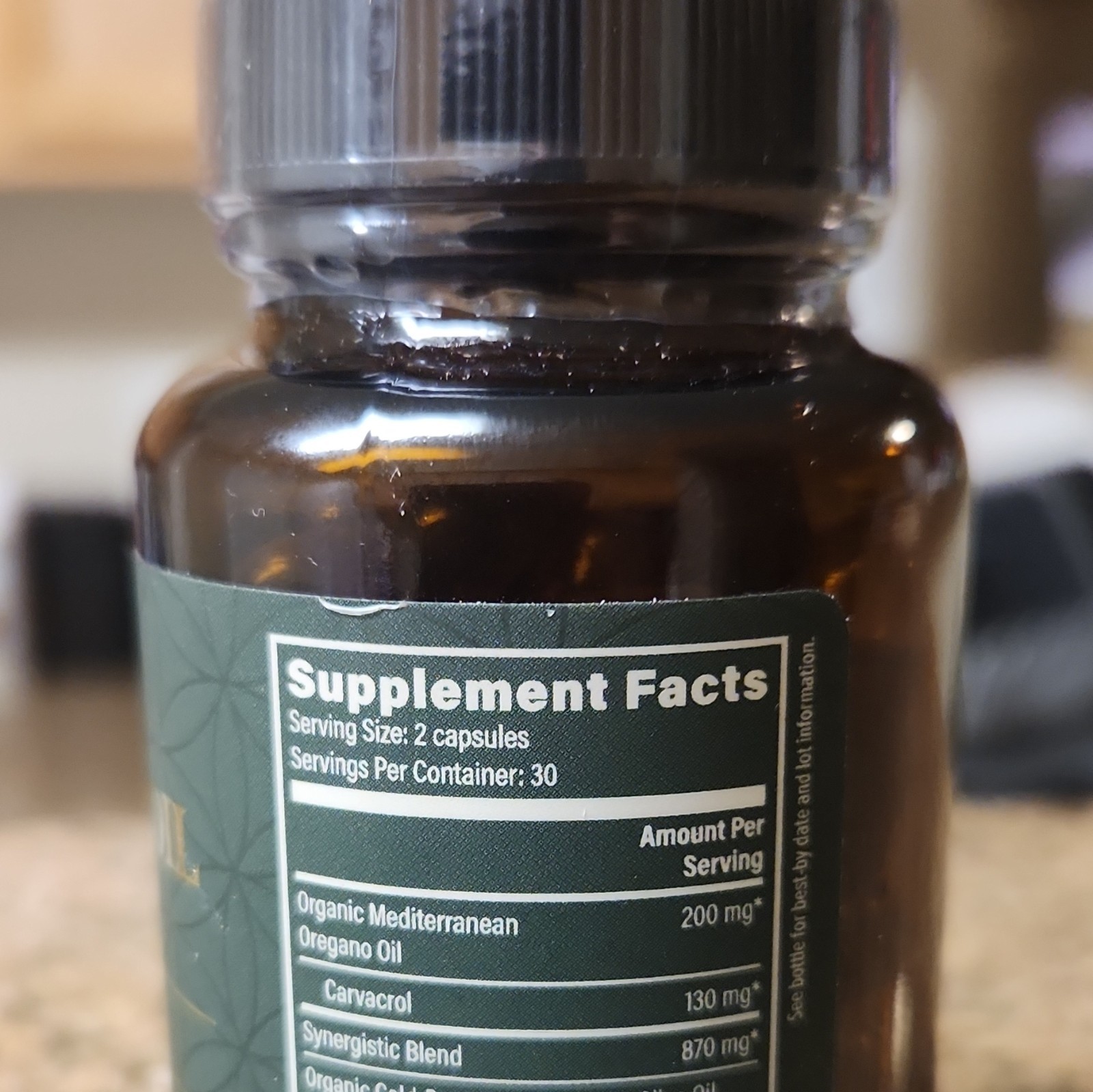 Global Healing Oregano Oil 200 mg Capsules 60 Ct Immune/Respiratory Vegan