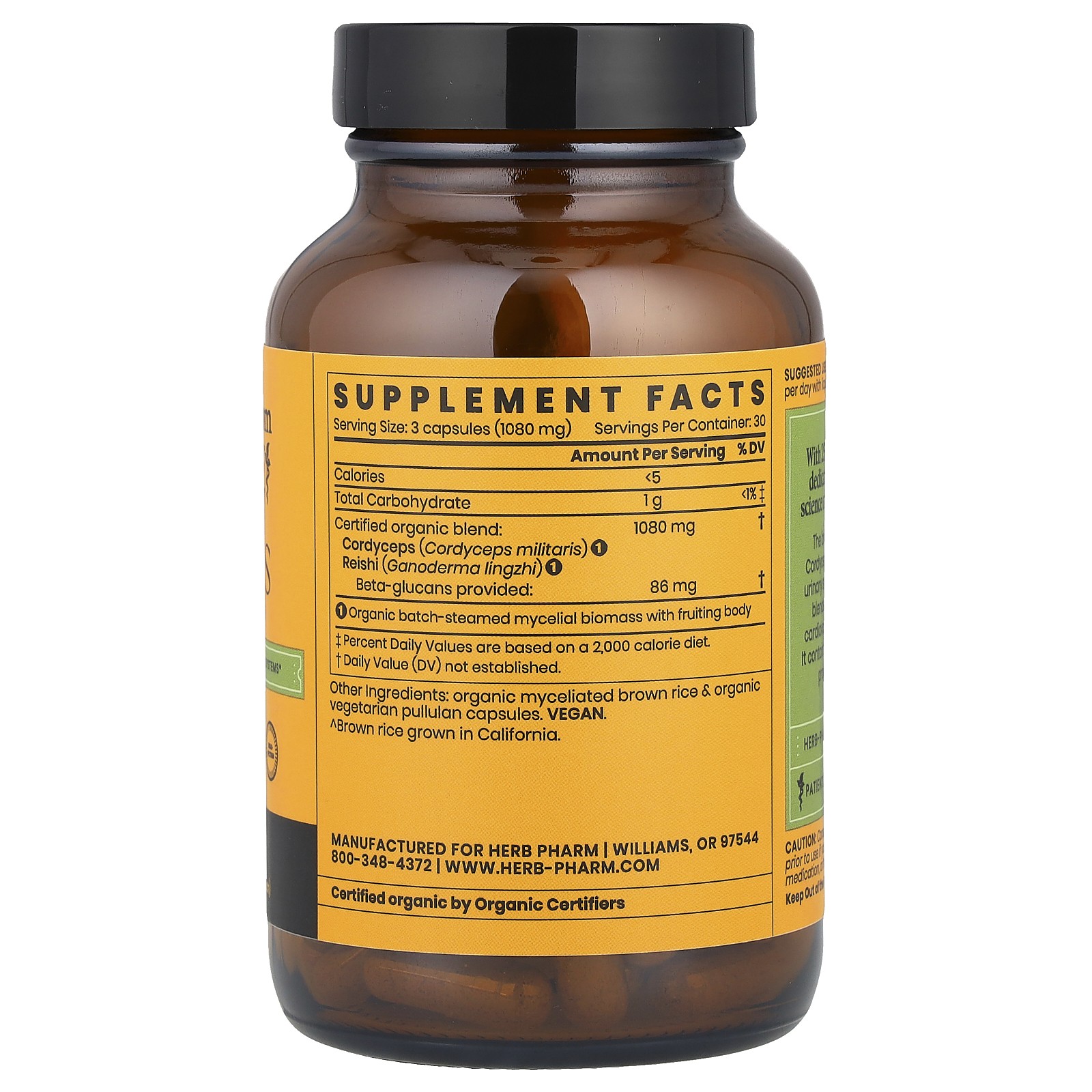 Mushroom Wellness™, Cordyceps, Blend with Reishi, 90 Vegetarian Capsules