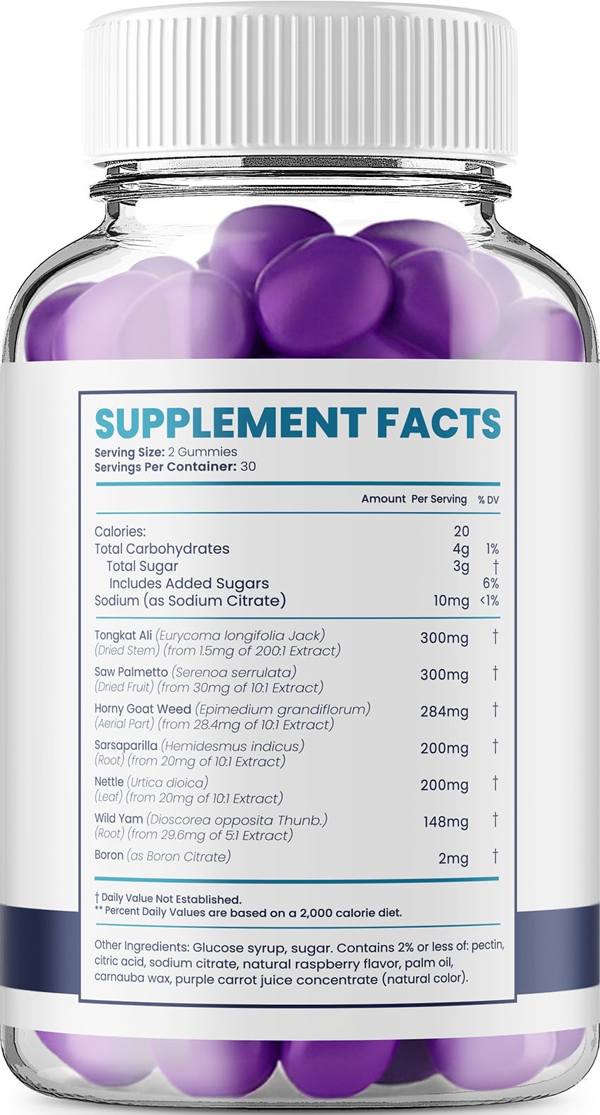(5 Pack) Ultra Peak XL Gummies for Men – Gummy Natural Blend for Overall Support