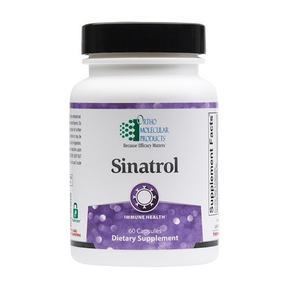 Ortho Molecular Products Sinatrol 60 Capsules epx 27