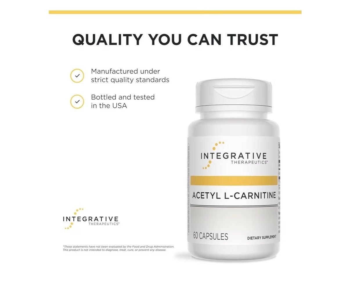Integrative Therapeutics Acetyl L-Carnitine Cellular Energy Nerve Cell Support