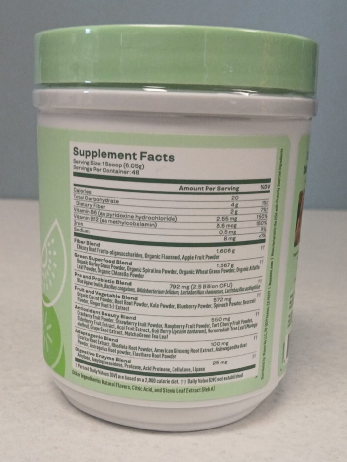 BLOOM NUTRITION Greens and Superfoods Powder Strawberry Kiwi 48 Servings NEW