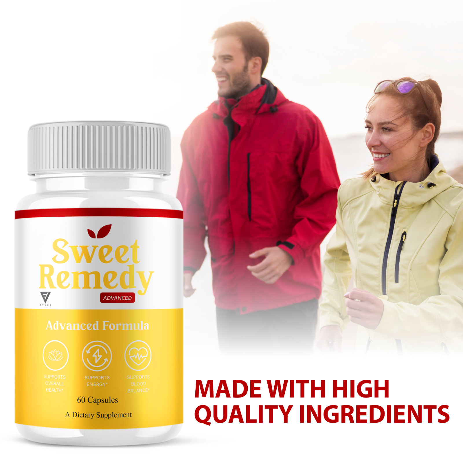 (5 Pack) Sweet Remedy Blood Support, SweetRemedy Overall Health (300 Capsules)