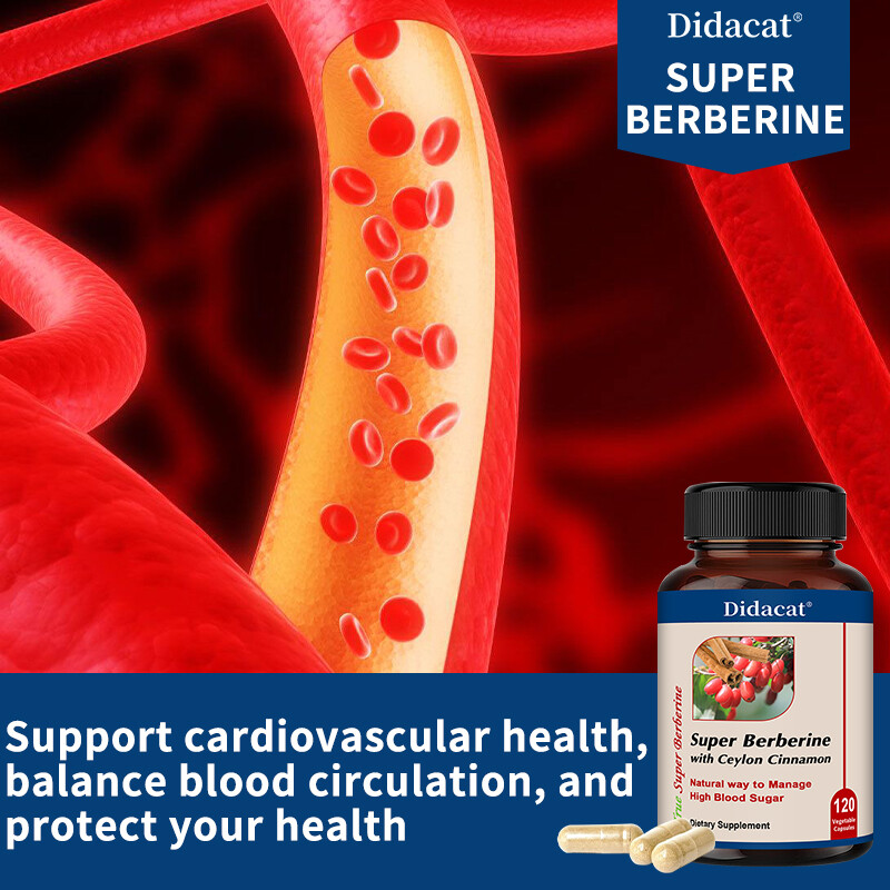 Super Berberine with Ceylon Cinnamon Dihydroberberine, 4250 Mg Capsules
