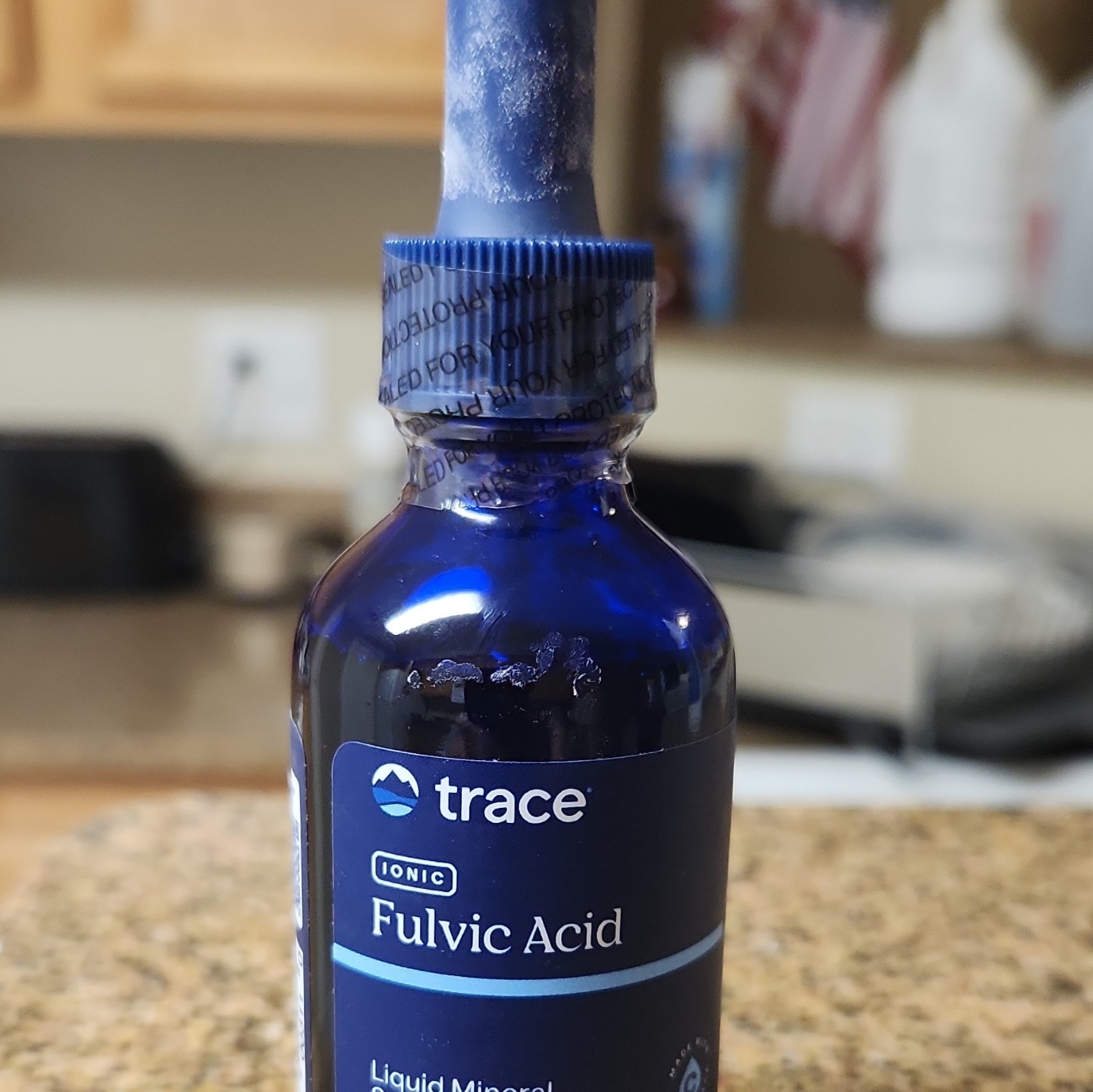 Trace Fulvic Acid Liquid Trace Mineral Drops Magnesium Zinc Exp 03/18/2027