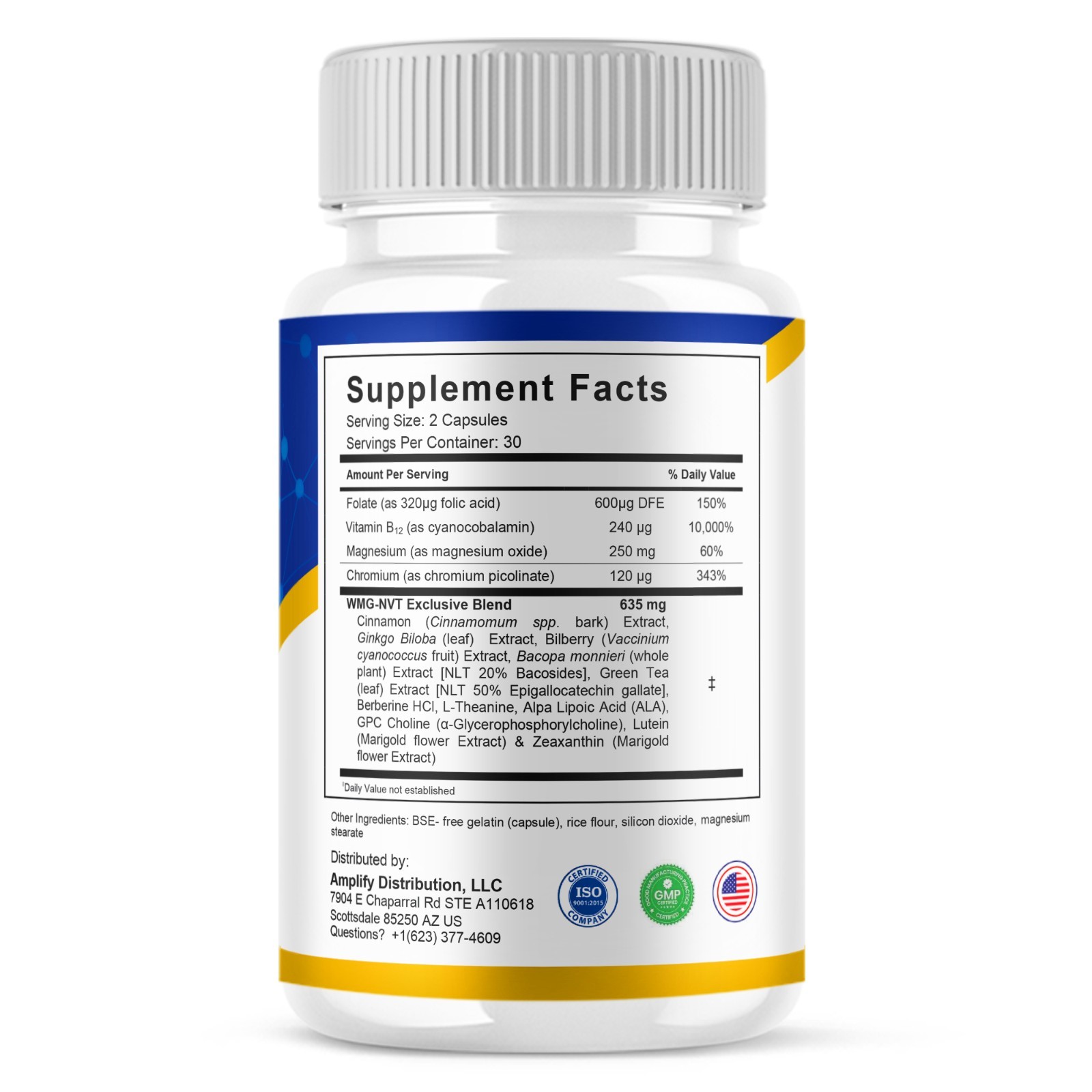 (3 Pack) NerveVitali Wellness Support, Nerve Vitali Nerve Pills (180 Capsules)