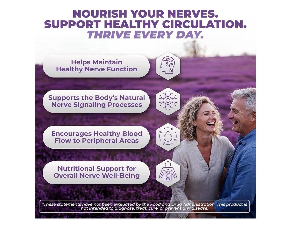 Vital Nutritive Vital Nerve Relief Flow Circulation Vascular Health 30 Capsules
