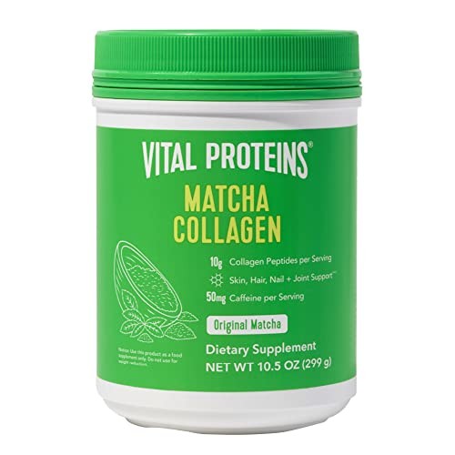 Matcha Collagen Peptides Powder Supplement 10.5oz