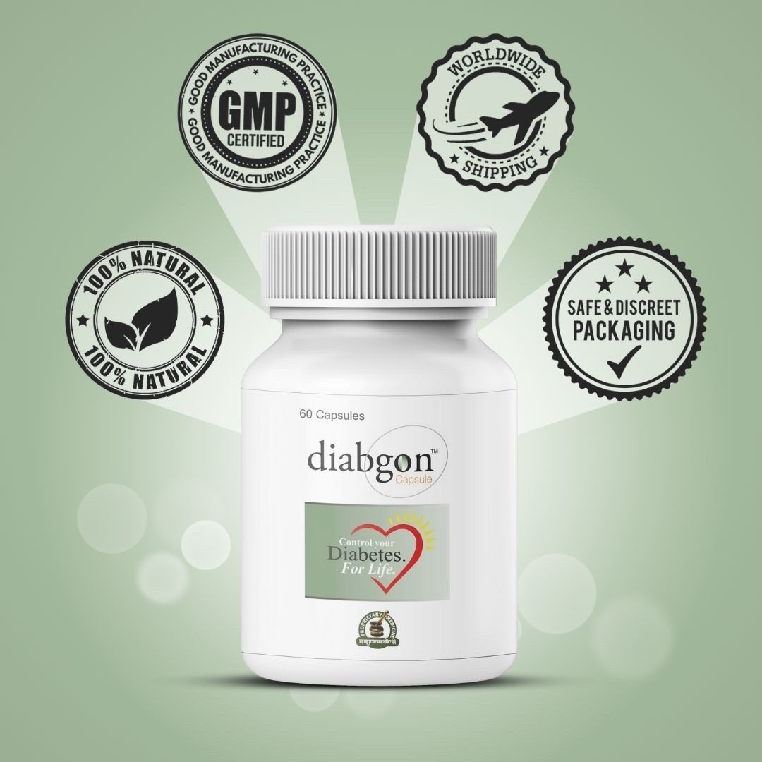 Diabetic Ayurvedic Herbal Wellness Capsules Natural Daily Health Supplement