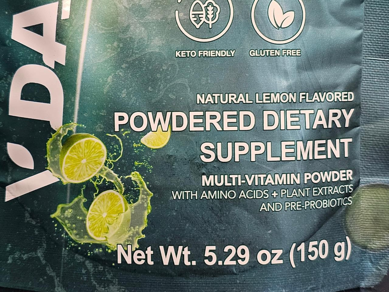 30 SCOOPS – VitalHealth V Daily Lemon Multi-Vitamin New! Vital Health! Exp 5/27