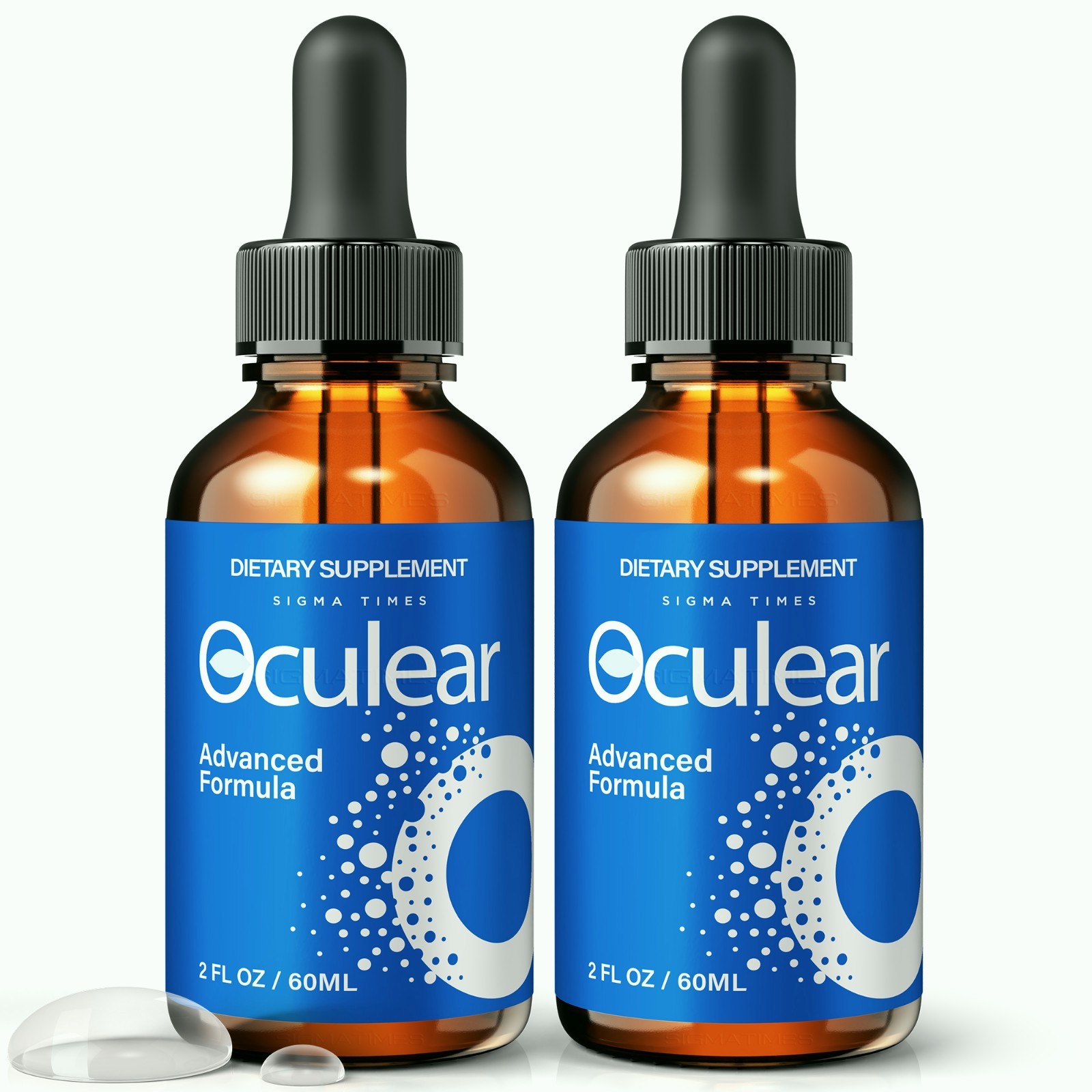 Oculear Drops – Eye Care Liquid Oral Formula, Healthy and Clear Eyes – 2 Pack