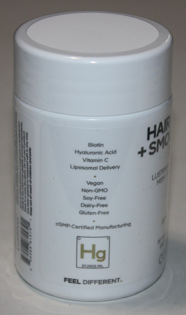 Hair Growth + Smooth Skin, Max, 30 Vegetable Capsules Exp 05/28 NEW