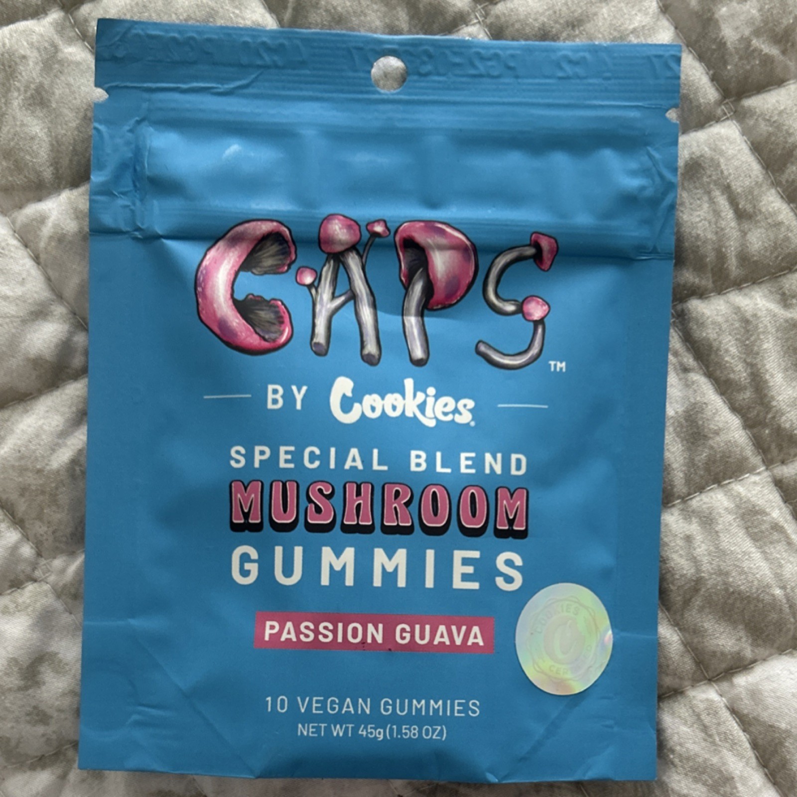 Cookies Special Blend Mushroom Gummies Vegan Tropical Punch 10 Count