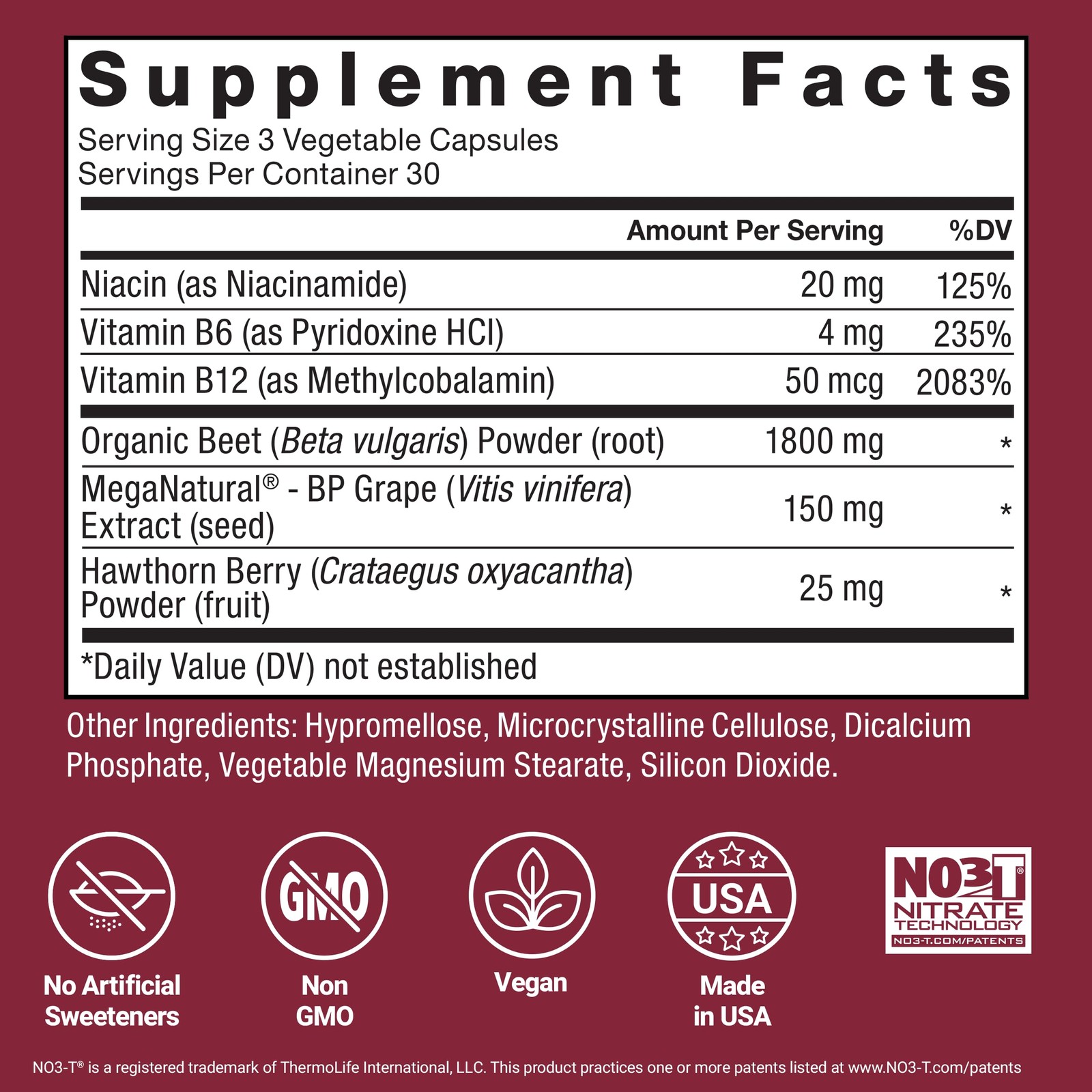 Force Factor Total Beets Blood Pressure Support 90 Count (Pack of 1),