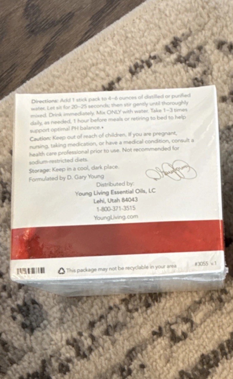 Young Living Essential Oils Alkalime Stick Packs Lemon Lime Dietary . ONE PACK