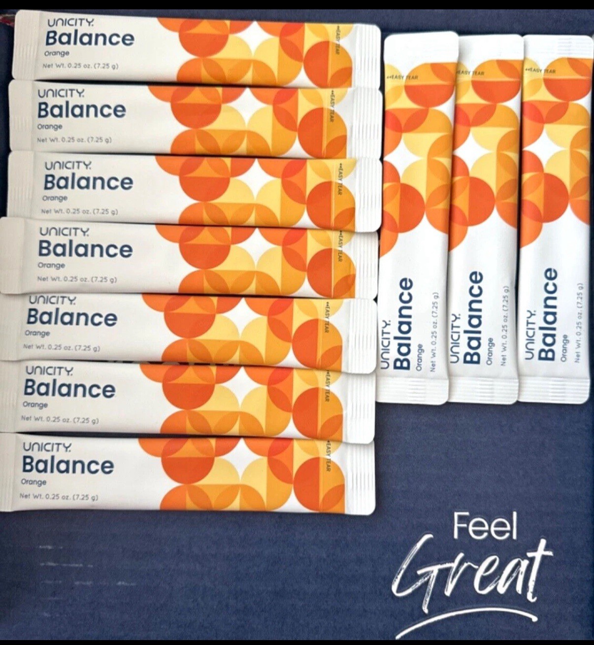 Unicity Balance – Glucose and Colesterol Support Orange Flavor 10 Pc – Exp 2028