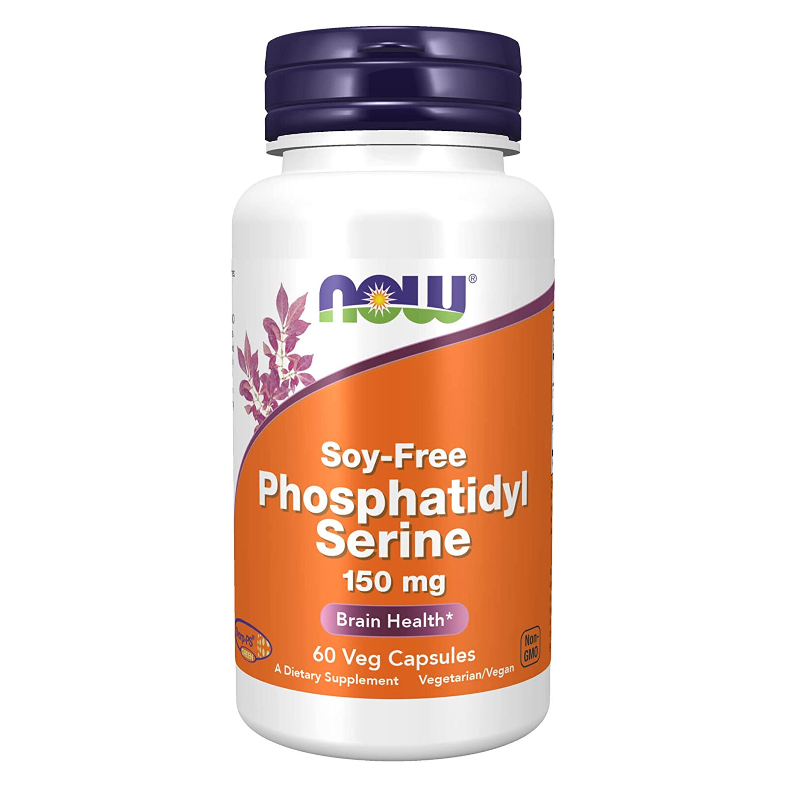 NOW FOODS Phosphatidyl Serine Soy-Free 150 mg 60 Veg Capsules