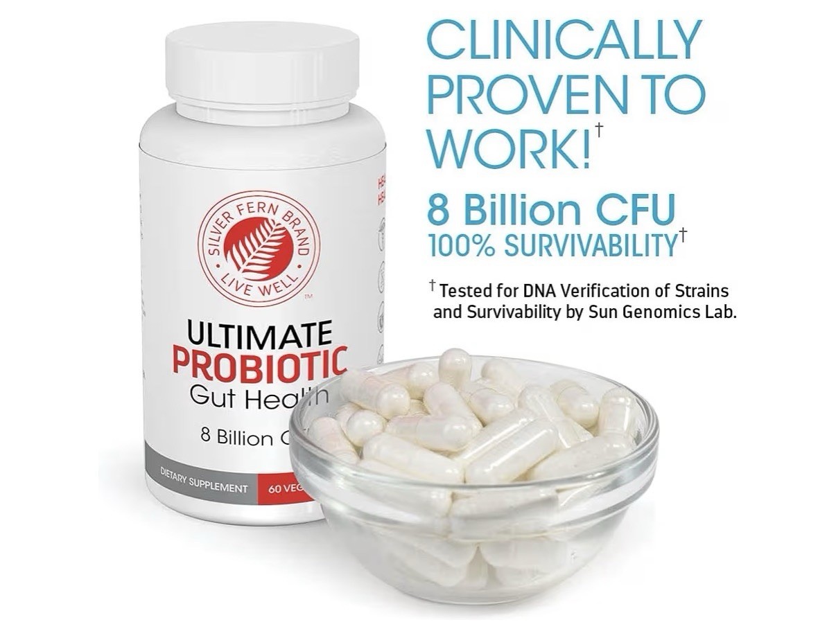 Silver Fern Brand Ultimate Probiotic Probiotics Women Men 8 Billion CFU 2 Pack