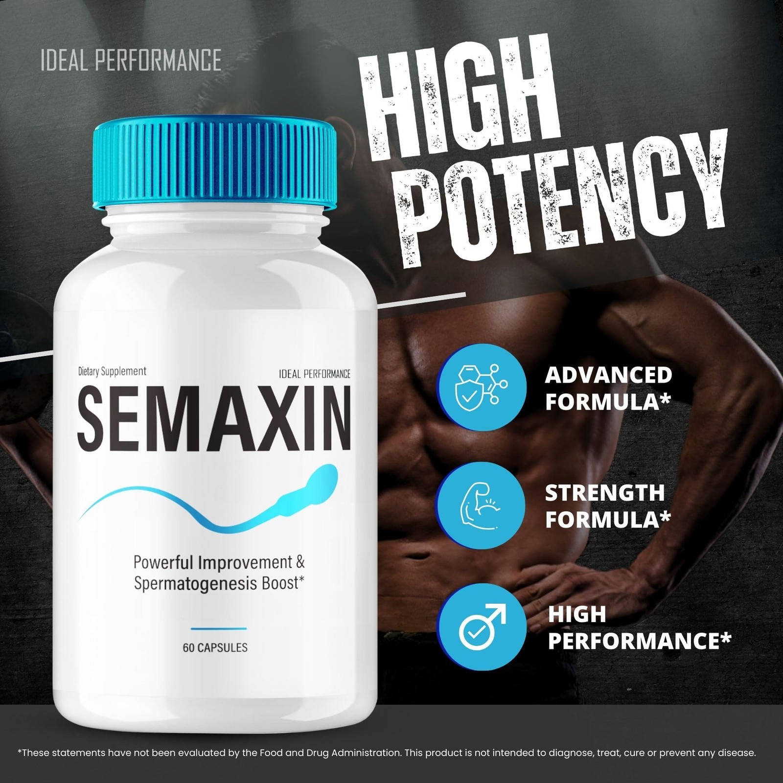 Semaxin General Wellness Supplement – 60 Capsules