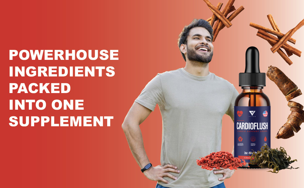 (5 Pack) Cardiflush Overall Health Wellness Support, Cardi Flush Drops (10oz)
