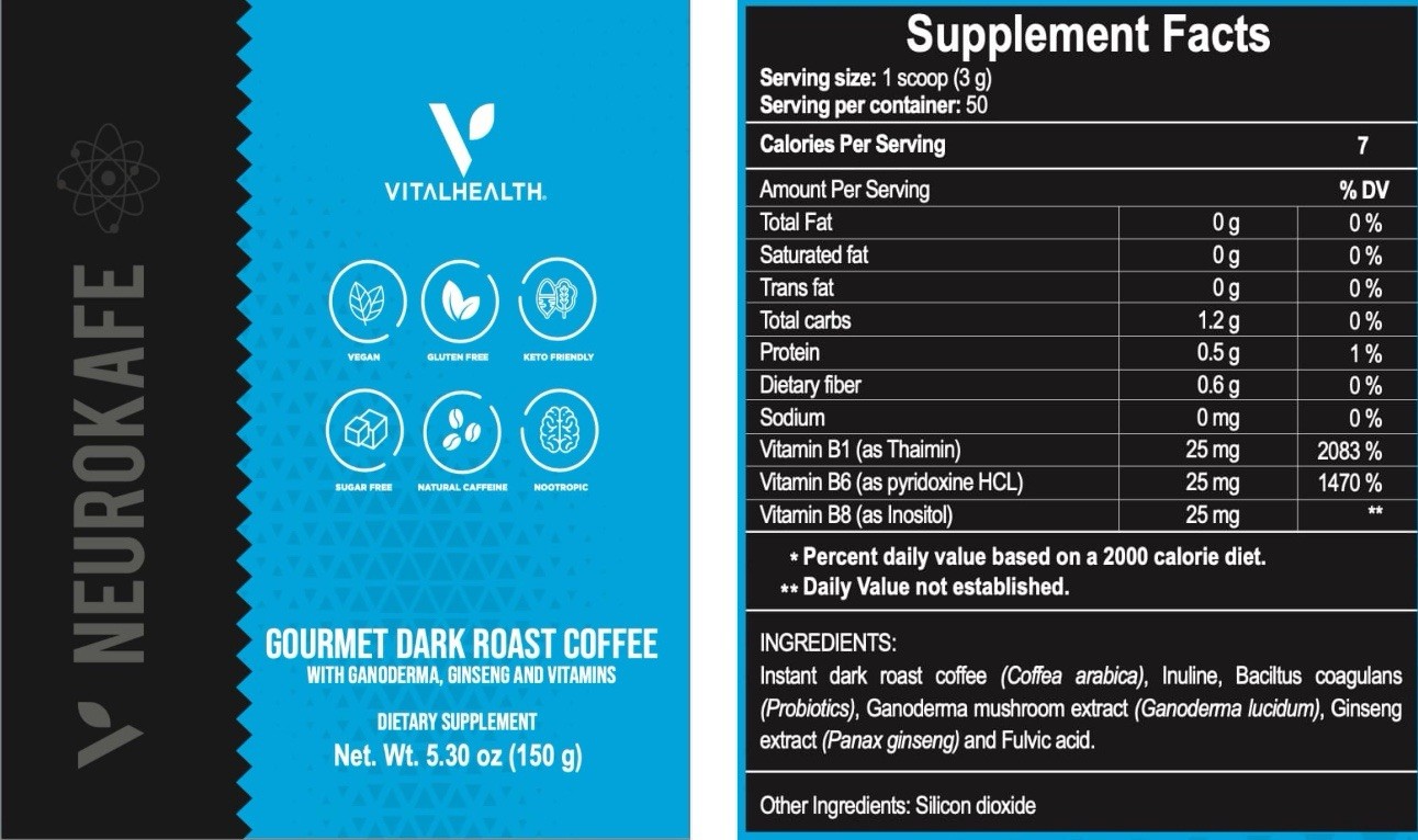 VITAL HEALTH V-NEUROKAFE