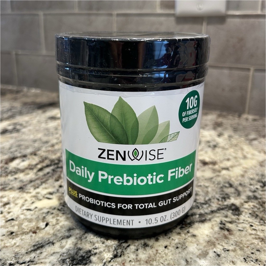Zenwise Daily Prebiotic Fiber Powder Digestive Support 10.5oz