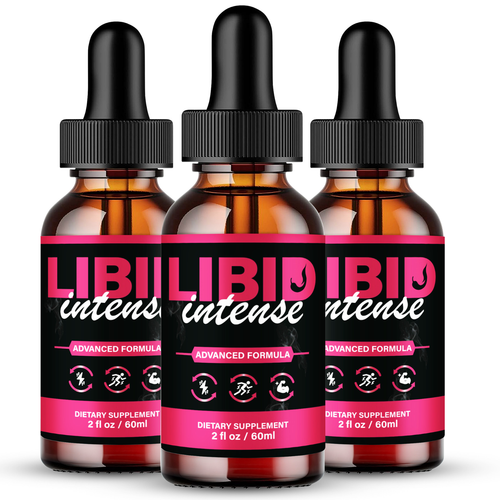Libid Intense Drops, Official Natural Keto Supplement Droppers (3 Pack)