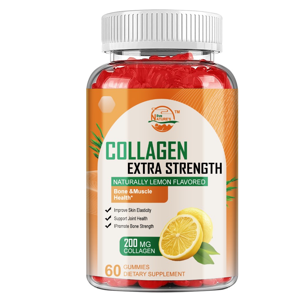 Premium Hydrolyzed Collagen Gummies with Vitamin C, Zinc & Biotin – 60 Gummies