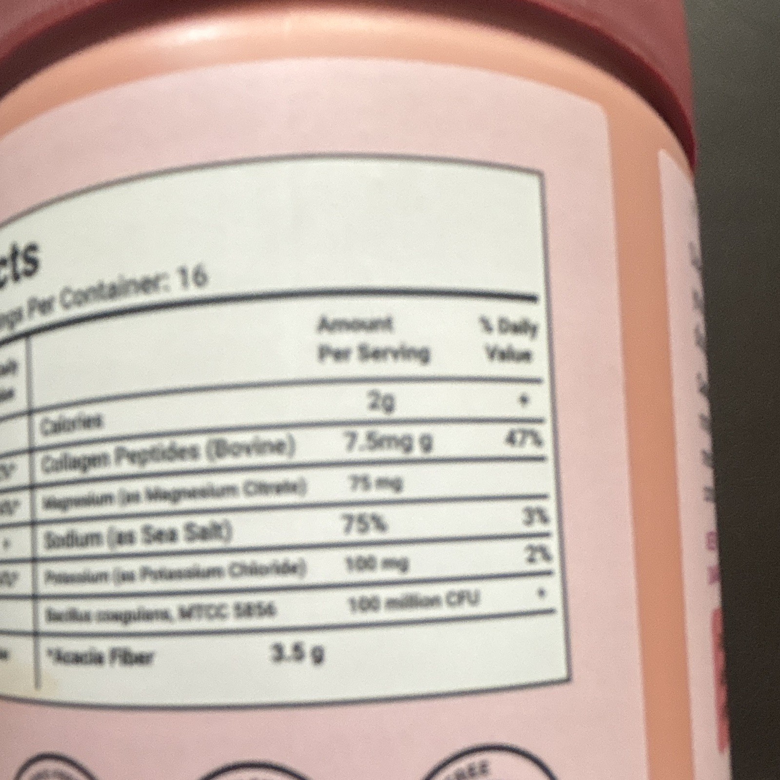 Renvya Daily Fiber + Probiotics Tropical Breeze Powder 6.4 oz Exp 02/2027