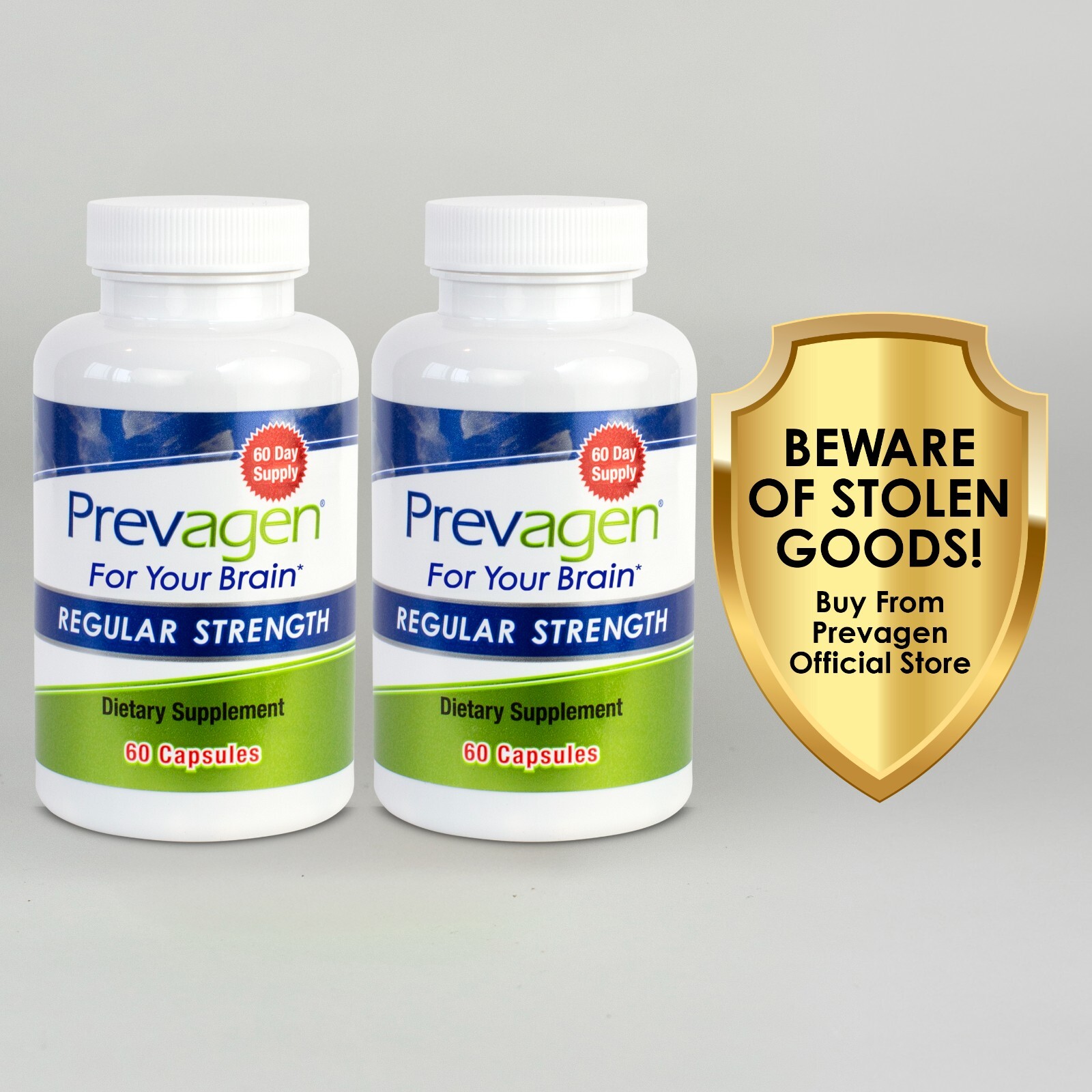 Prevagen Regular Strength 10mg Capsules – 60 Count – 2 Pack (120-Day Supply)