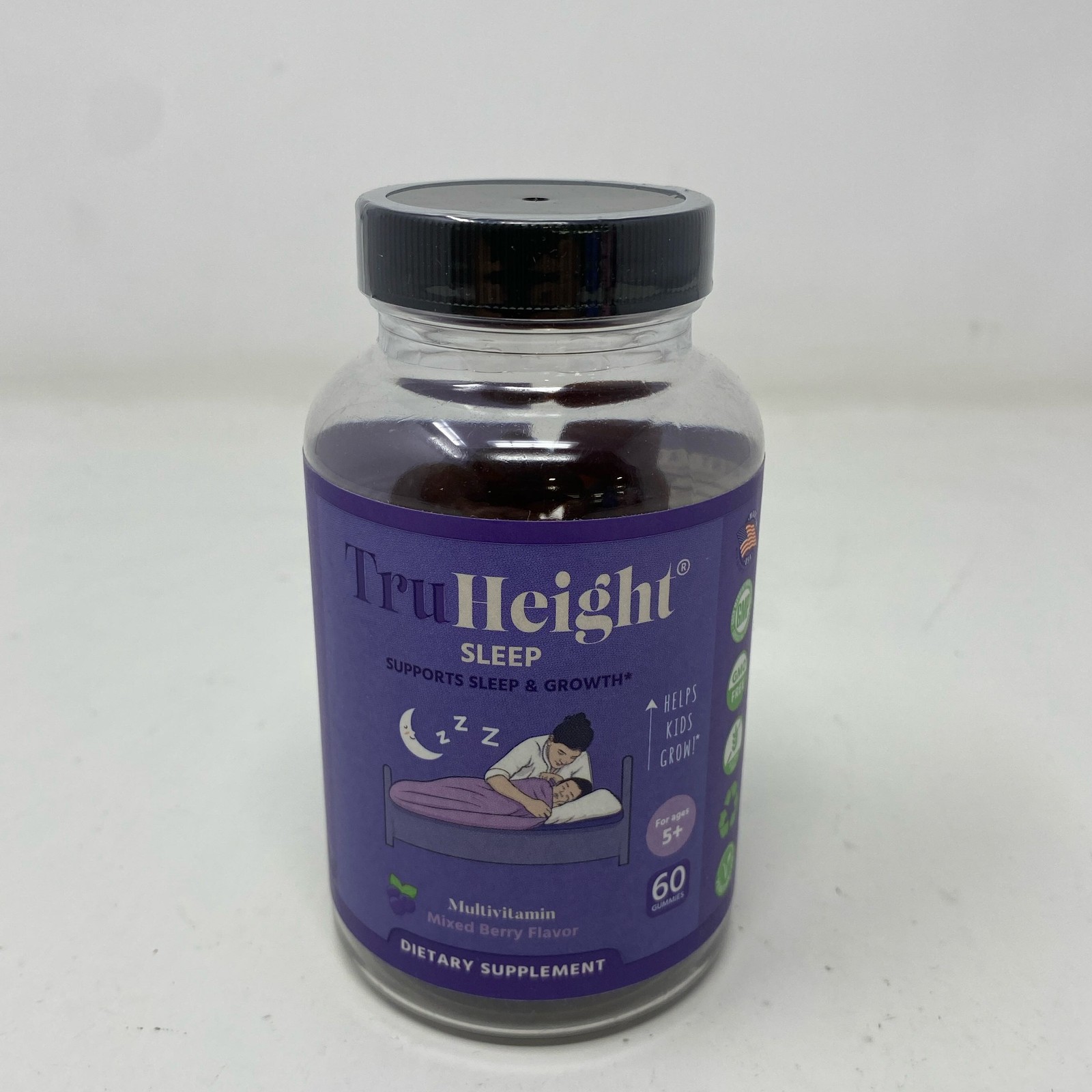 TruHeight Sleep Gummies 60ct Mixed Berry Kids 5+ Multivitamin