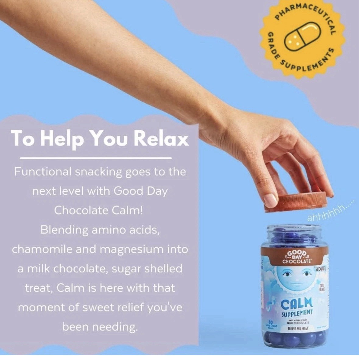 Good Day Chocolate Adult’S Calm 80 Pieces