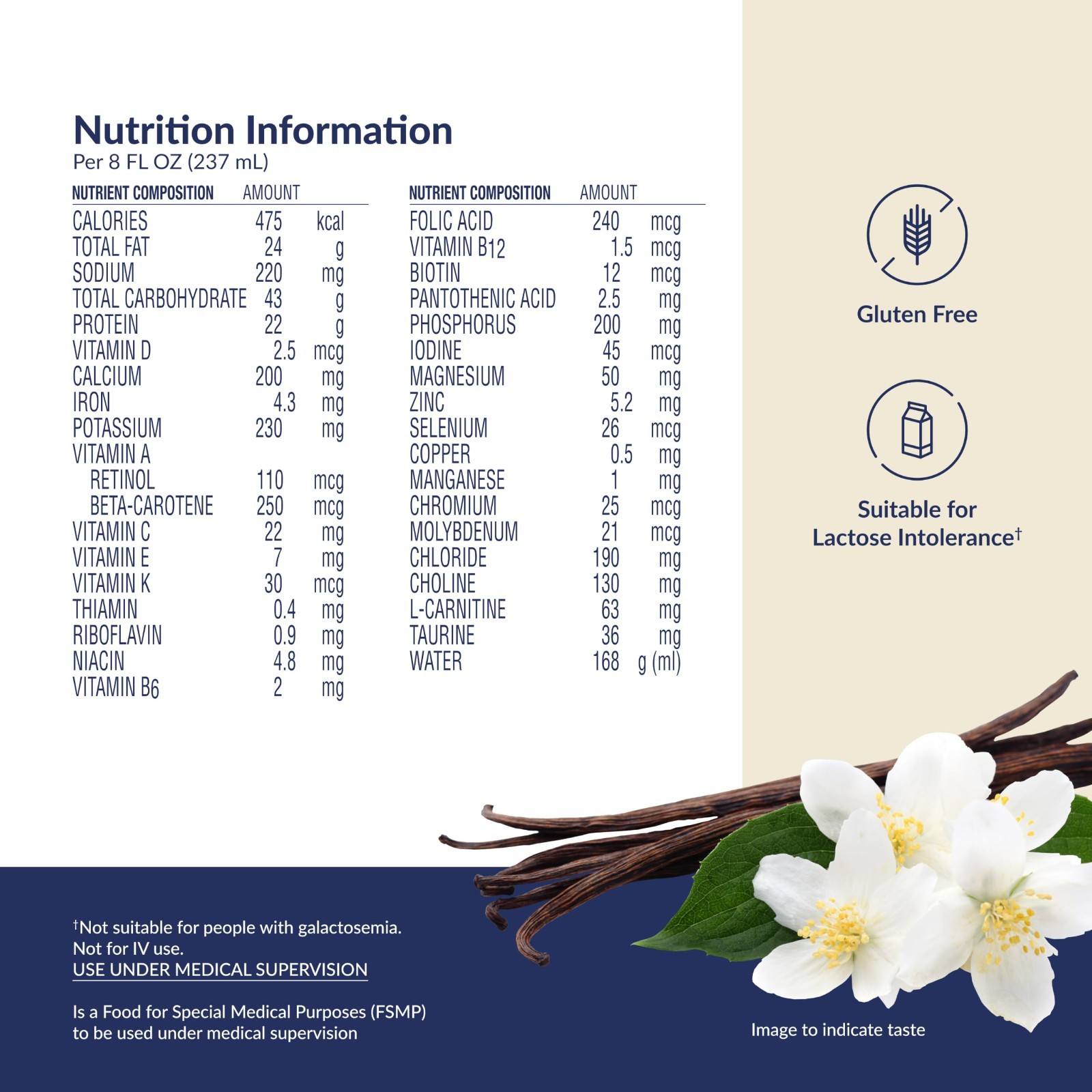 Nutritionally Complete Renal Formula Vanilla 8 oz Carton – 24 Pack, Ideal for Ki
